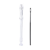 Maxbell Soprano Recorder Instrument Flute 8 Hole Treble Flute Entertainment Clear