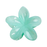Maxbell Flower Big Hair Claws Clip Fashion Headwear Accessories for Thick Hair Women green