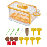 Maxbell Plant Starter Trays Plant Starting Trays for Home Gardens Greenhouse Growing Yellow