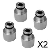 Maxbell 2x4x Fuel Injector Adapters for Acura RDX Injectors B16 B18 D16Z D16Y Sliver
