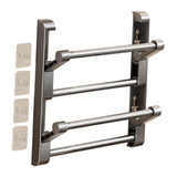 Maxbell Wall Mounted Shoe Rack Foldable Accessories Storage Rack for RV Door Bedroom 30cm