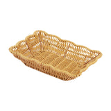 Maxbell Imitation Rattan Basket Multi Use for Office Desktop