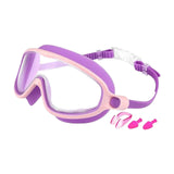 Maxbell Kids Swim Goggles No Leaking Adjustable for Snorkeling Indoor Boys and Girls Purple and Pink