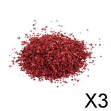 Maxbell 3xRealistic Miniature Leaves Simulation Leaves for Train DIY Mini Model Layout Red
