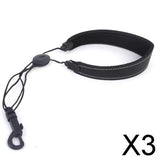 Maxbell 3xAdjustable Padded Sax Saxophone Neck Strap with Snap Hook Black