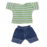 Maxbell Adorable Two-piece Outfits Pants and Top For OB11 Mini Blythe Dolls Green - Aladdin Shoppers