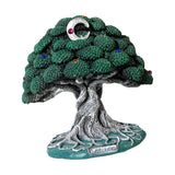 Maxbell Maxbell Tree of Life Statue Craft Decorative Statue for Cabinet Office Cabinet Shelf Green