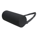 Maxbell Waist Roll Pillow Waist Support Pillow for Home Office Chair Reading Chair Black