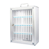 Maxbell Cell Phone Locker Wall Mounted Portable Storage Cabinet for Classroom Office 48 Slots