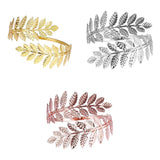 Maxbell 3pcs Swirl Leaf Shape Upper Arm Cuff Armlet Armband Bangle Bracelet