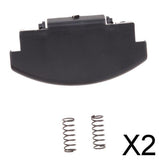 Maxbell 2xCar Armrest Console Cover Lid Latch Clip for 96-05 VW Golf4 Passat B5  Black