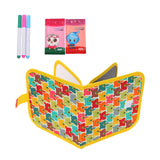 Maxbell Erasable Doodle Book Set Portable Reusable Drawing Book for Game Travel Road bear