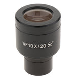 10X Biological Microscope Wide Angle Hight Eyepiont Eyepiece (WF10X/20mm Lens) for Microscopes 23.2mm - Aladdin Shoppers