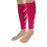 Maxbell Unisex Running Athletics Compression Sleeves Calf Leg Shin Splints Rose Red - Aladdin Shoppers