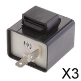 Maxbell 3xMotorcycle 2 Pin Speed Adjustable LED Indicator Flasher Relay Resistor Fix