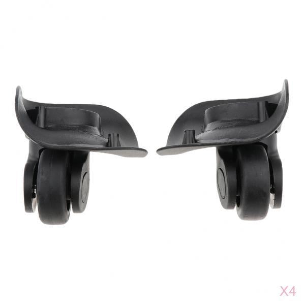 Maxbell 2 Pair Universal Swivel Luggage Suitcase Wheel Replacement Caster Large Size