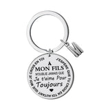 Maxbell i Love You Keychain from Mum or Dad for Presents Children's Day Holiday Gift To son