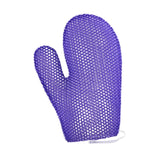 Maxbell Honeycomb Cleaning Bath Gloves Bath Washcloth Scrubber Reusable Scrub Gloves purple Figure