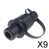 Maxbell 9xWaterproof 3 Pin Electrical Connector Trailer Caravan RV Wire Plug Socket