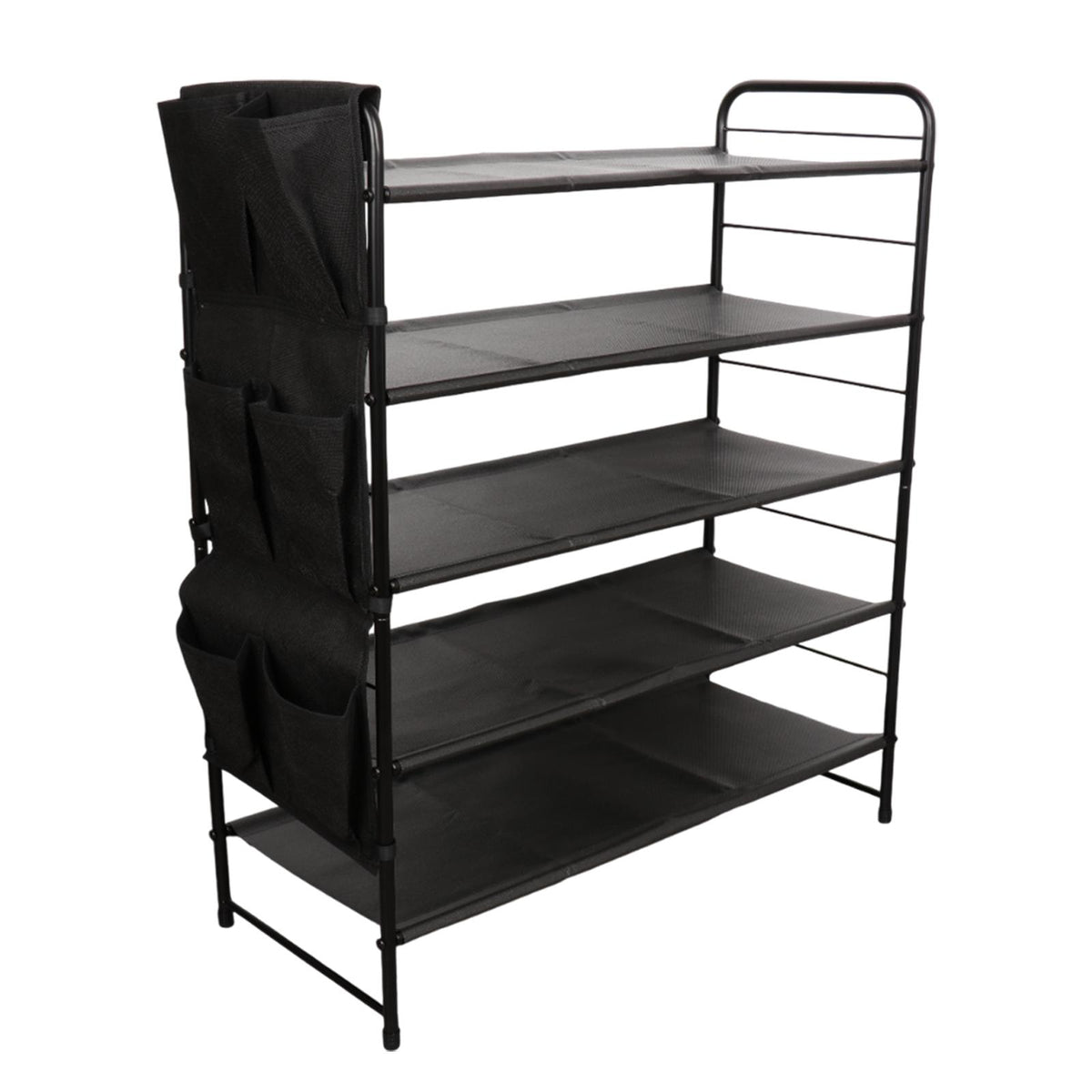 Maxbell Shoe Rack Vertical Metal Storage Organizer for Bedroom Small Space Apartment 5 Layer