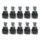 Maxbell 3x10 Pieces Car T5 3030 Instrument Panel 3LED Light for Twist Socket Ice Blue