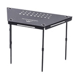 Maxbell Camping Table Beach Table Compact Outdoor Table for Garden Backyard Black