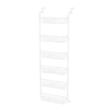 Maxbell over The Door Storage Organizer Hanging Baskets for Playroom Laundry Nursery White