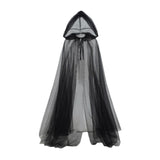 Maxbell Halloween Witch Cloak with Hood Robe Cape for Adults Stage Show Themed Party