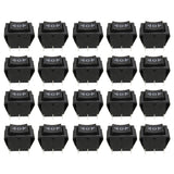 Maxbell 20x 6Pin Car On/Off/On Momentary Power WindowRocker Switch 250V/10A 125V/15A