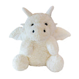 Maxbell Soft Cartoon Flying Dragon Pillow Doll for Living Room Spring Festival Couch White