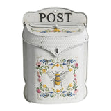 Maxbell Embossed Wall Mounted Mailbox Hanging Post Box Mail Drop Box for Garden Door