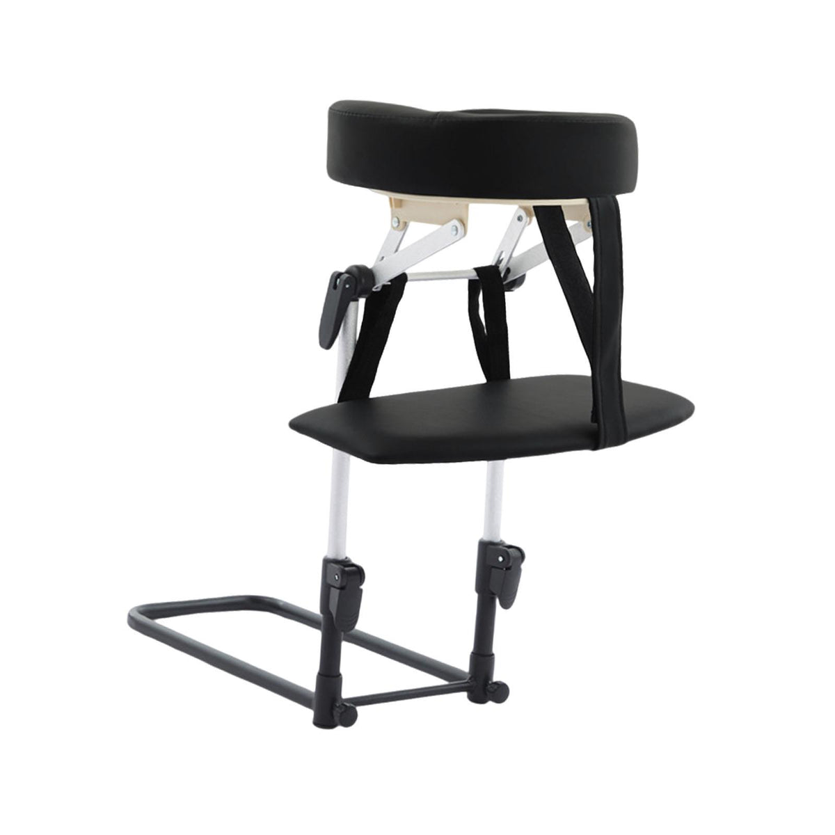 Mattress Top Massage Kit Support Bracket Home SPA with   Armrest Black