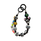 Maxbell Keychain Bag Pendant Lovely Gift DIY Decoration for Anniversary Travel Lover black