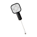 Maxbell Electric Fly Swatter Easy to Use Small Animals Swatter for Travel Outdoor Camping Black