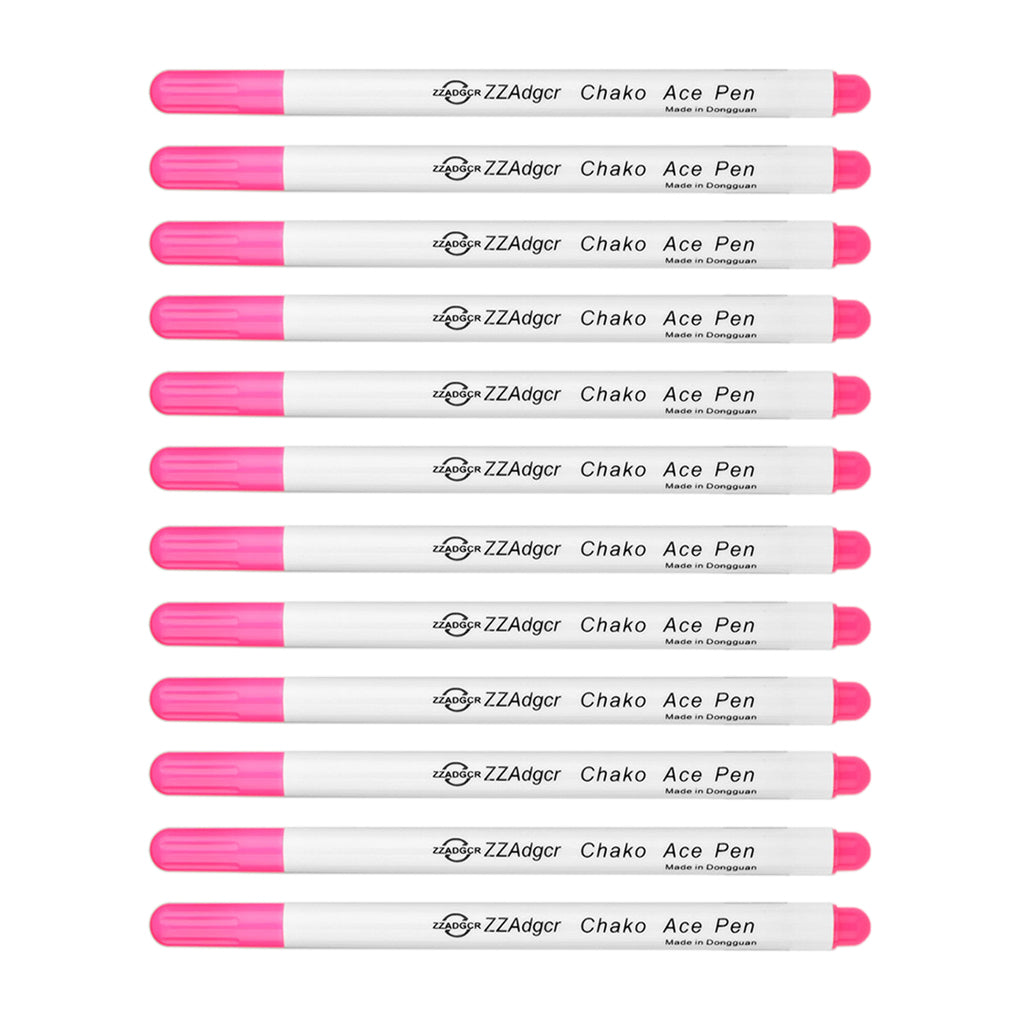 Maxbell Maxbell 12Pcs Tattoo / Piercing Skin Marking Pen Marker For Custom DIY Design Pink