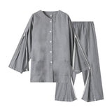 Maxbell Bedridden Patient Clothing Easy Wears Post Surgery Pants for Surgery Patients L