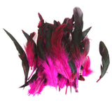 Maxbell Bulk Sale 100PCS Beautiful Rooster Feathers 12-18cm / 4-7inch Craft Red/Pink