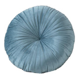 Maxbell Round Pumpkin Throw Pillow Premium Elegant Floor Pillow for Vanity Bed Couch Lake Blue