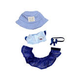 Maxbell 4 Pieces 6 inch Doll Clothes Cute for Little Girls Doll Shirt Skirt Outifits