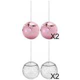 Maxbell 8 Pieces Disco Ball Cup Cocktail Cup Tea Bottle for Bar Wine Glass