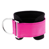Maxbell Maxbell Exercise Fitness D-ring Ankle Anchor Straps Belt Training Equipment Rose Red