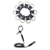 Maxbell Coiled Kayak Boat Paddle Leash Fishing Rod Tow Line + 10 D Rings Outfitting