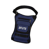 Maxbell Thigh Drop Leg Bag Fashion and Stylish Detachable Leg Straps Purse Hip Pouch Dark Blue