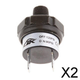 Maxbell 2xAir Pressure Control Switch 70-200 PSI for Air Compressor NPT 90-120PSI