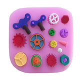 Maxbell Gear Screws Shape Silicone Fondant Cake Mould Sugar Craft Decorating Mold Cake Modeling Tools - Aladdin Shoppers