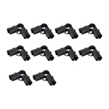 Maxbell 10 Pieces Tube Connector Sturdy for Simplified Sheds Greenhouses Shelf Frame 3 Way Style A