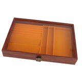 Maxbell Jewelry Box Dustproof Versatile Large Capacity Gifts with Lock Container Mom Style E