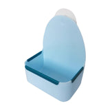 Maxbell Rabbit Hay Feeder Bin Feeder Grass Frame Rack for Rabbit Hedgehog Chinchilla Blue