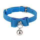 Maxbell Maxbell Adjustable Pet Kitten Cat Puppy Safety Collar Bell Buckle Neck Strap Blue
