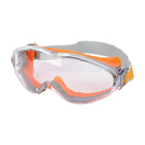Maxbell Goggles Lightweight for Adults Comfortable to Wear Clear Lens Eye Protection Orange